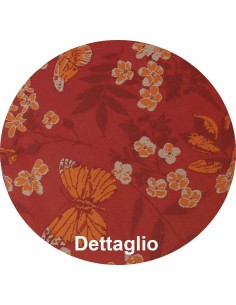 Farfalle e Fiori Liscio tappeto cucina largo 50 cm  2