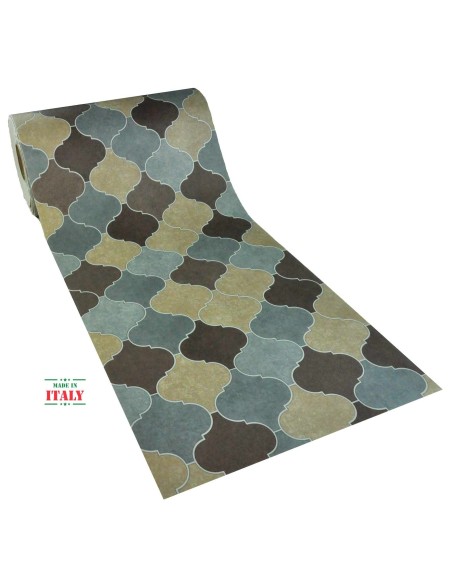 Casablanca Boho Chic passatoia in vinile al metro