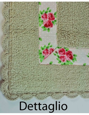 Flora tappeto bagno resinato varie misure