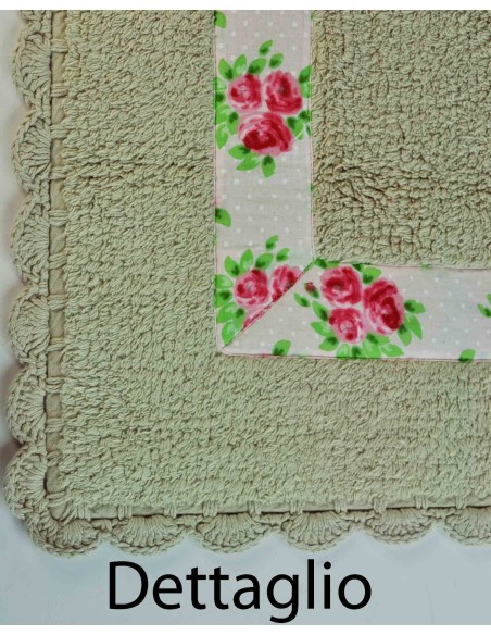 Flora tappeto bagno resinato varie misure