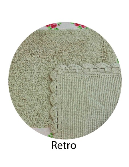 Flora tappeto bagno resinato varie misure