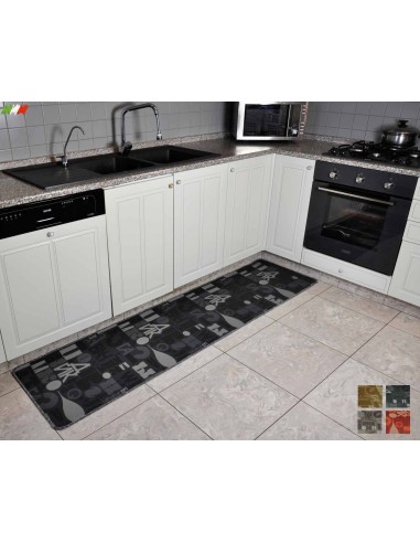 Lettere Liscio tappeto cucina largo 50 cm.