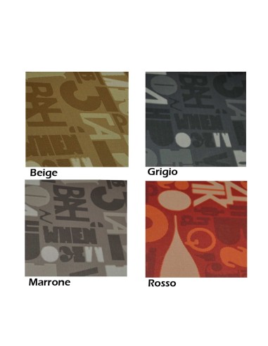 Lettere Liscio tappeto cucina largo 50 cm.