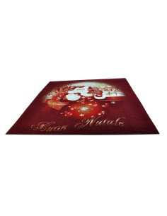 Tappeto rosso BABBO NATALE 100x100 cm. R6 2