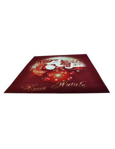 Tappeto rosso BABBO NATALE 100x100 cm. R6