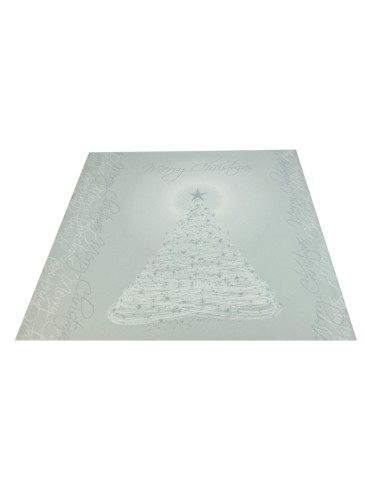 Tappeto bianco ALBERO DI NATALE passatoia...
