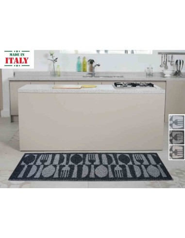 Tappeto cucina cotone antiscivolo POSATE