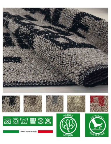 Tappeto cucina cotone antiscivolo SALE E PEPE