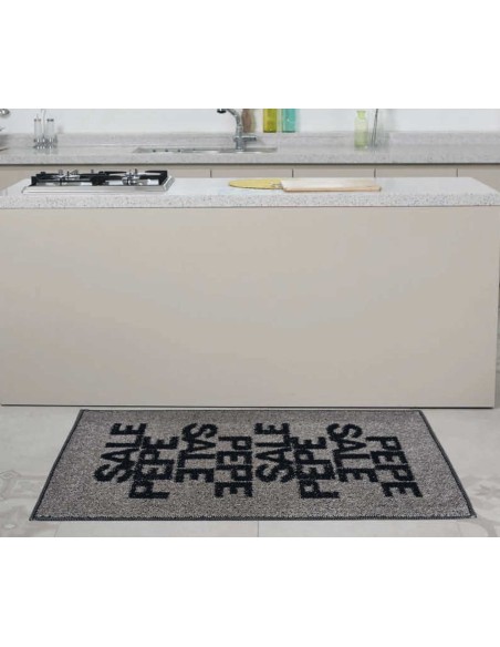 Tappeto cucina cotone antiscivolo SALE E PEPE
