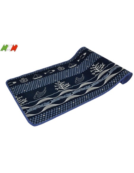Tappeto cucina largo 67 cm. Mare e pesci POINT