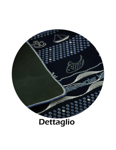 Tappeto cucina largo 67 cm. Mare e pesci POINT