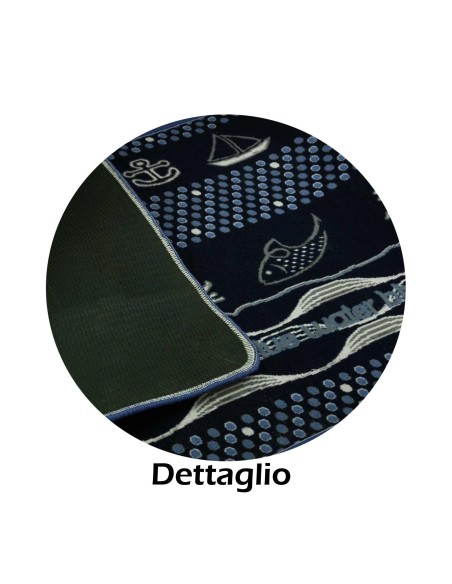 Tappeto cucina largo 67 cm. Mare e pesci POINT