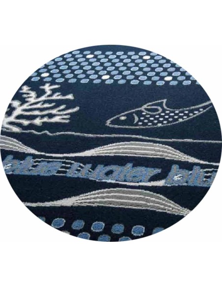 Tappeto cucina largo 67 cm. Mare e pesci POINT