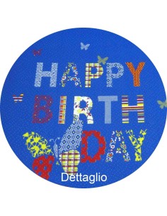 Tappeto corsia buon compleanno BUTTERFLY 2