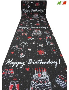 Tappeto corsia su misura taglio a vivo SILUETTE PARTY