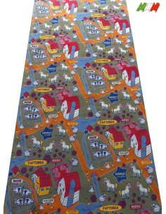 Tappeto corsia su misura taglio a vivo H.200 cm. FATTORIA