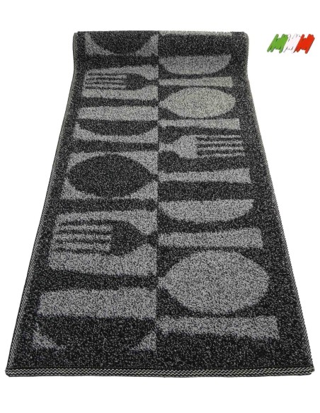 Tappeto cucina cotone antiscivolo POSATE