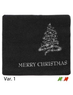 Tappeto passatoia bordata MERRY CHRISTMAS