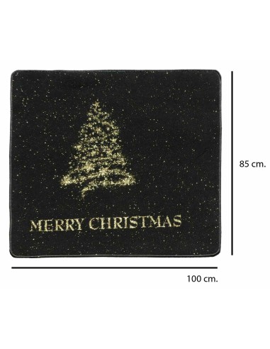 Tappeto passatoia bordata MERRY CHRISTMAS