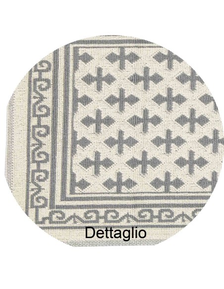 Tappeto multiuso cotone GIGLIO con rete antiscivolo
