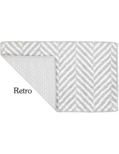 Tappeto bagno cotone antiscivolo 55x90 cm. LEAF 2