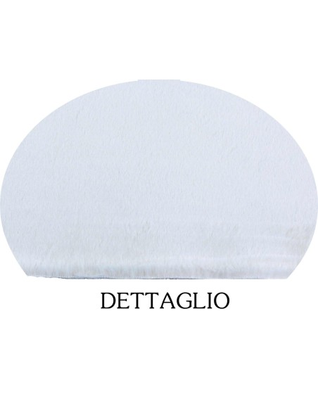 Tappeto per albero di Natale bianco rotondo
