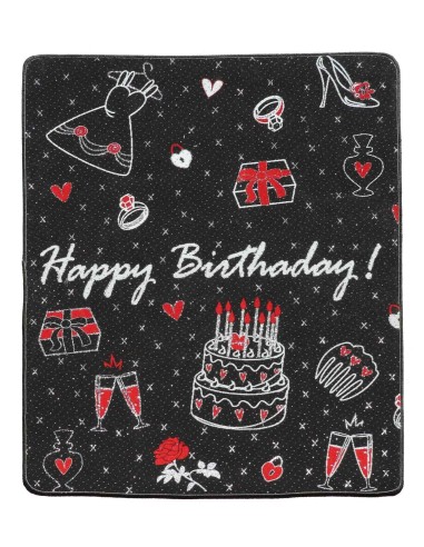 Tappeto evento buon compleanno SILUETTE 100X121...