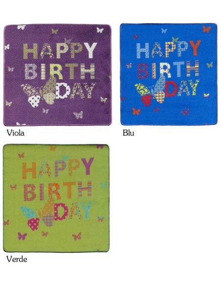 Tappeto evento buon compleanno BUTTERFLY