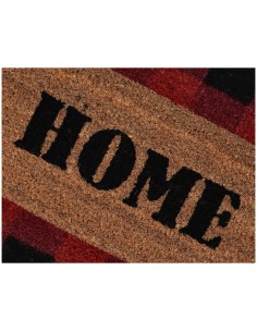 Zerbino Rettangolare in cocco cm. 40X70 ALLEGRO TARTAN ROSSO 2