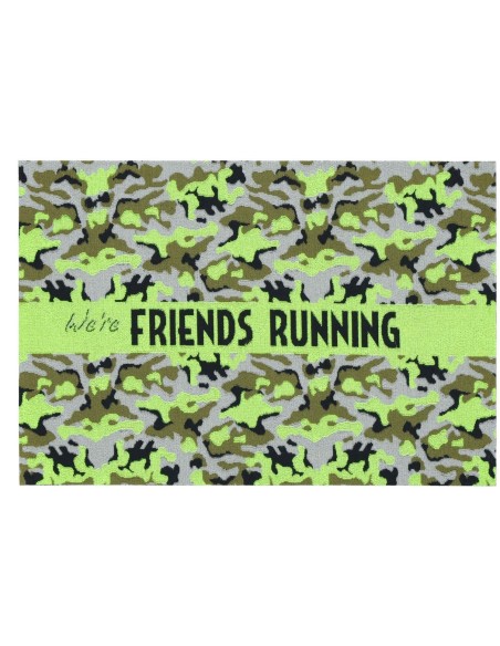 Tappetino ingresso asciugapassi 40x60 cm. FRIENDS RUNNING