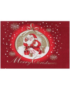 Tappeto natalizio rosso,  grande 100x71 cm.... 2