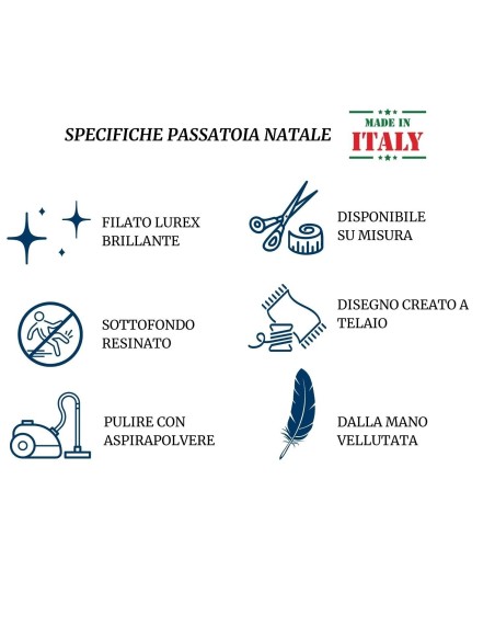 Tappeto natalizio rosso,  grande 100x71 cm. moltiplicabile. PALLA DI VETRO