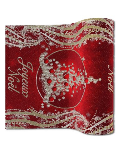 Tappeto Zerbino natalizio 100x105 cm.  JOYEUX NOEL