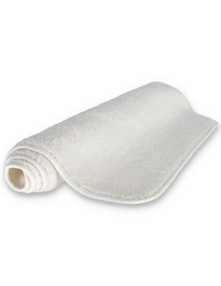 Tappeto bagno puro cotone LISCIO BLANC