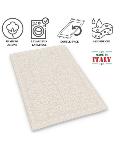 Tappeto da bagno spugna cotone REBECCA