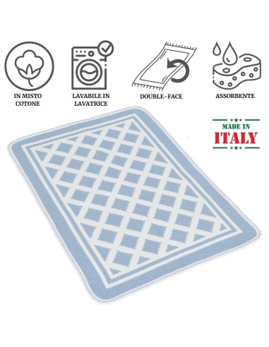 Tappeto multiuso cotone 50X75 cm. MILLEUSI