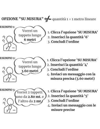 Tappeto cucina antiscivolo ONDE CHIC