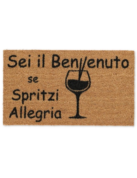 Zerbino Rettangolare in cocco cm. 40X70 ALLEGRO SPRITZ