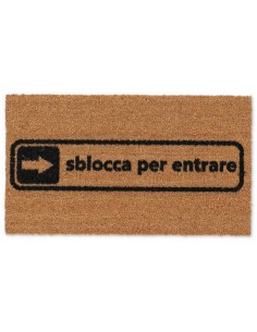 Zerbino Rettangolare in cocco cm. 40X70 ALLEGRO SBLOCCA