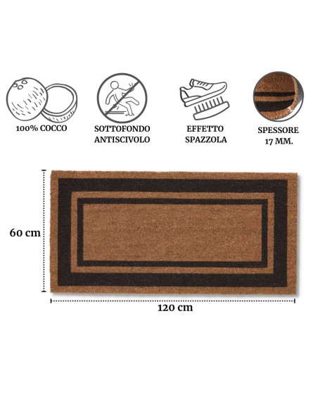 Zerbino in cocco SUPER cm 60X120
