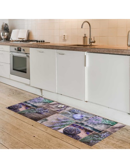 Tappeto passatoia antiscivolo TRANSFER LAVANDA