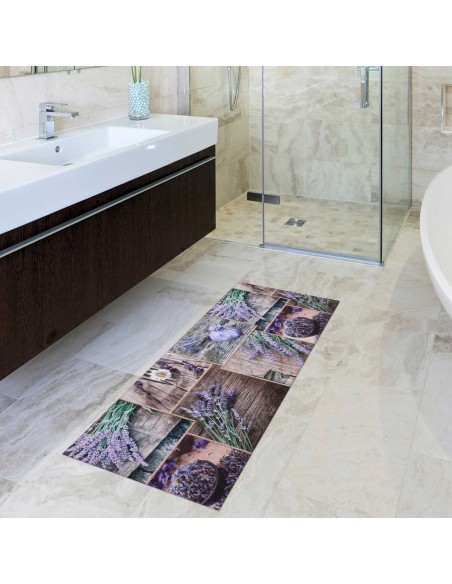 Tappeto passatoia antiscivolo TRANSFER LAVANDA