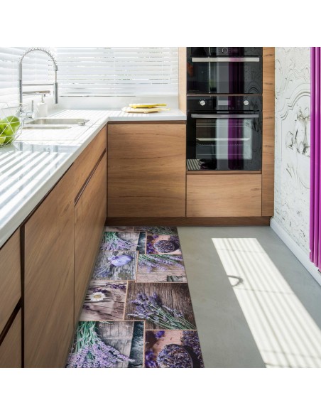 Tappeto passatoia antiscivolo TRANSFER LAVANDA