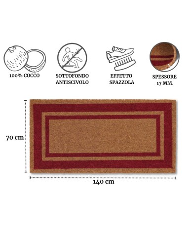Zerbino in cocco SUPER cm 70X140
