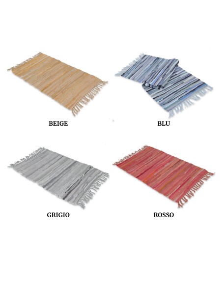 Stuoia tappeto multiuso con frange PEZZOTTO