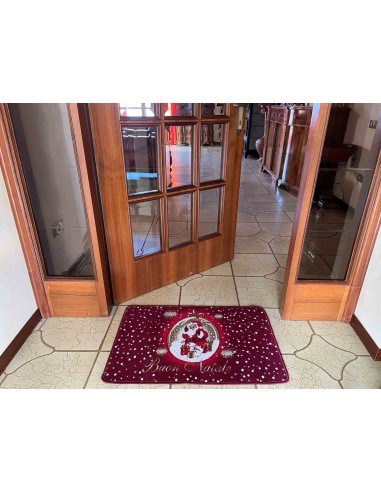 Tappeto zerbino multiuso Babbo Natale 50x75 cm.