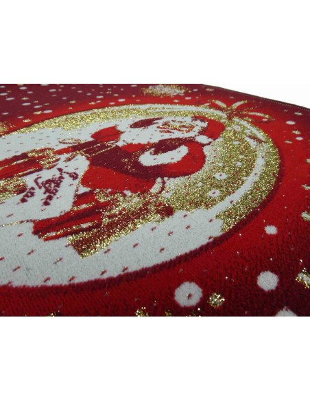 Tappeto zerbino multiuso Babbo Natale 50x75 cm.
