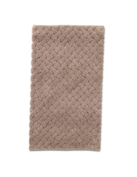 Tappeto bagno cotone antiscivolo 60x110 cm. INTRECCIO
