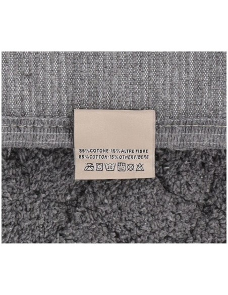 Tappeto bagno cotone antiscivolo 60x110 cm. INTRECCIO