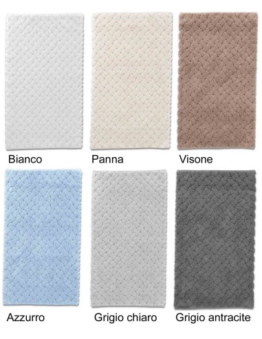Tappeto bagno cotone antiscivolo 60x110 cm....